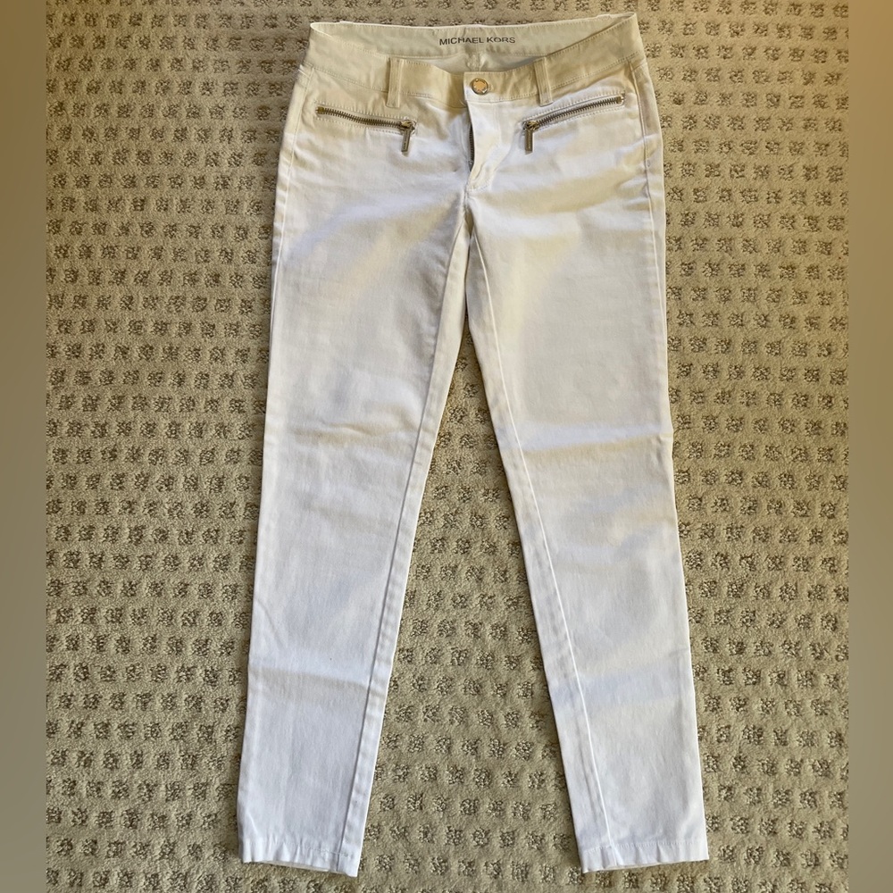 Michael Kors, White, Skinny Jeans